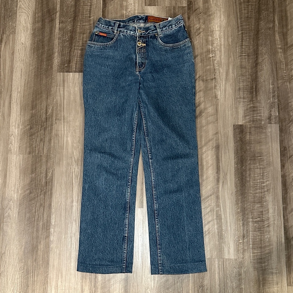 Lawman Western Slim Fit Side Button Detail Jeans - 9
